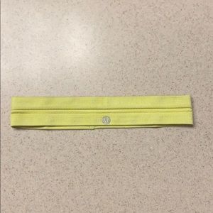 Lululemon Yellow Headband